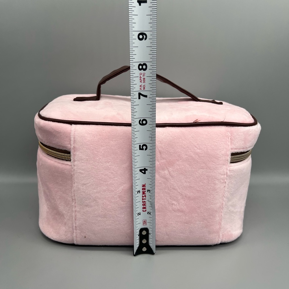 Juicy couture pink velour cosmetics bag - Picture 4 of 10